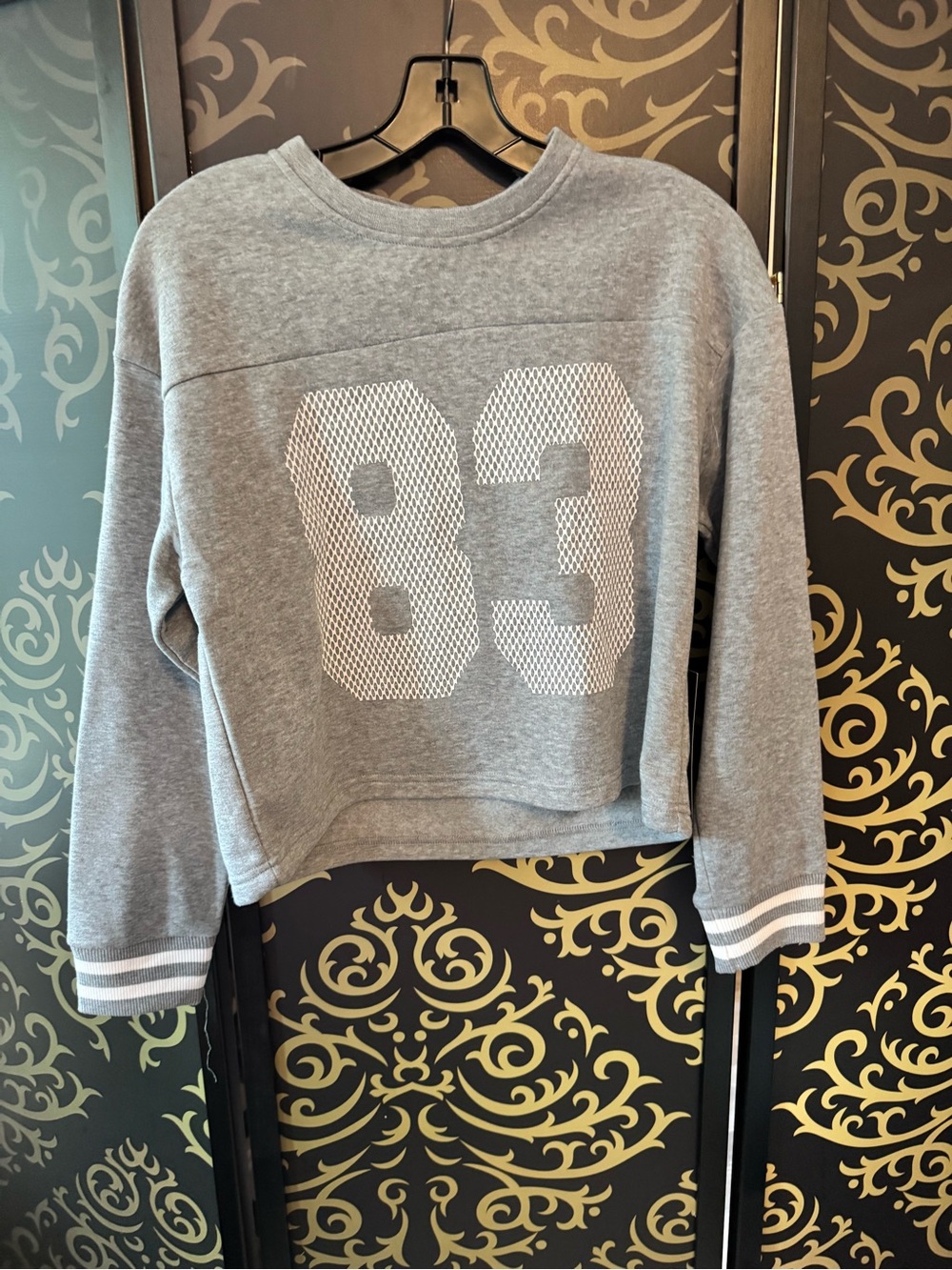 Love 83 Gray Crewneck Sweatshirt